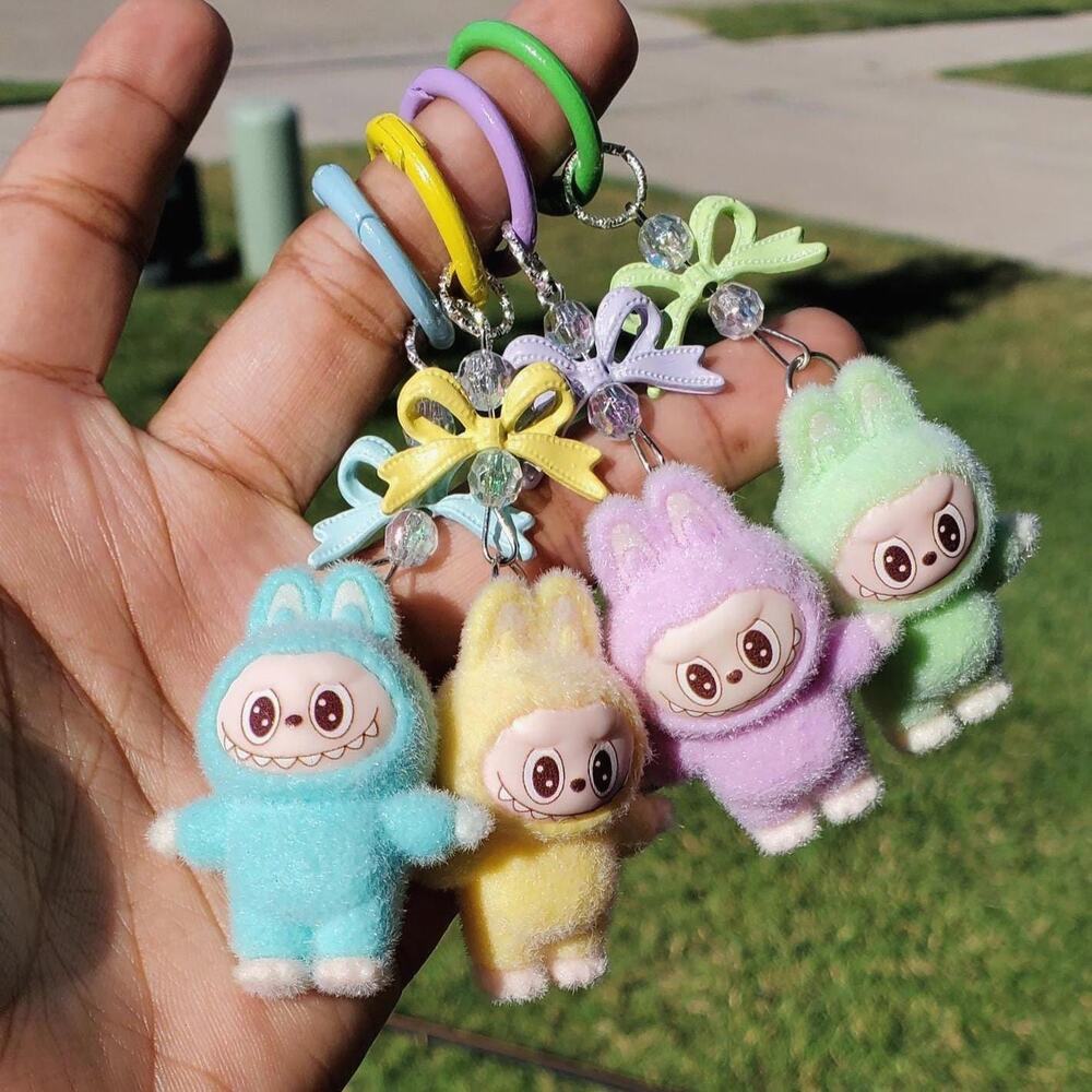 Mini labubu Keychain inspiration cute for the key car, house or bag - Picture 2 of 7